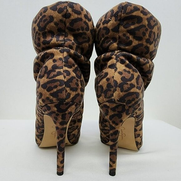 Jessica Simpson Animal Print Quilted Booties 7 - Picture 8 of 10